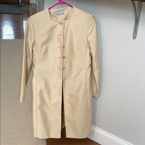 Yellow 2 piece dress/jacket